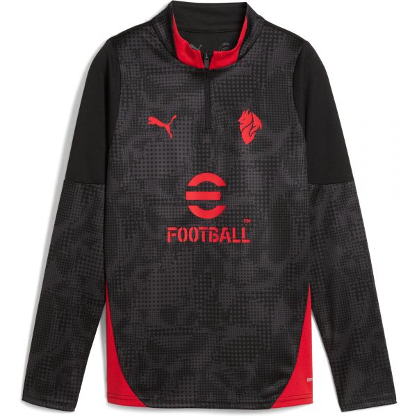 Puma Camisola AC Milan Training 1/4 Zip Top 782365-04 140 Preto