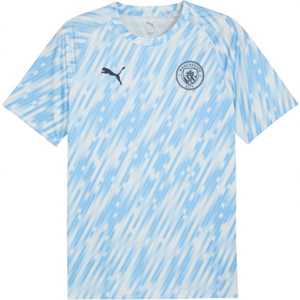 Puma Camisa Mcfc Warm Up Jersey 782167-10 L Azul