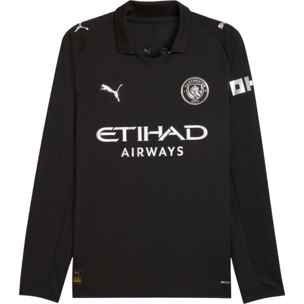 Puma Camisola de Manga-comprida Mcfc Away Jersey Replica 2025/26 780351-02 XL Preto