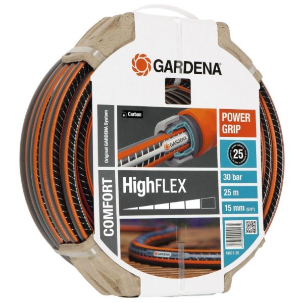 Gardena Mangueira Tricotada Hightflex 25m D15mm