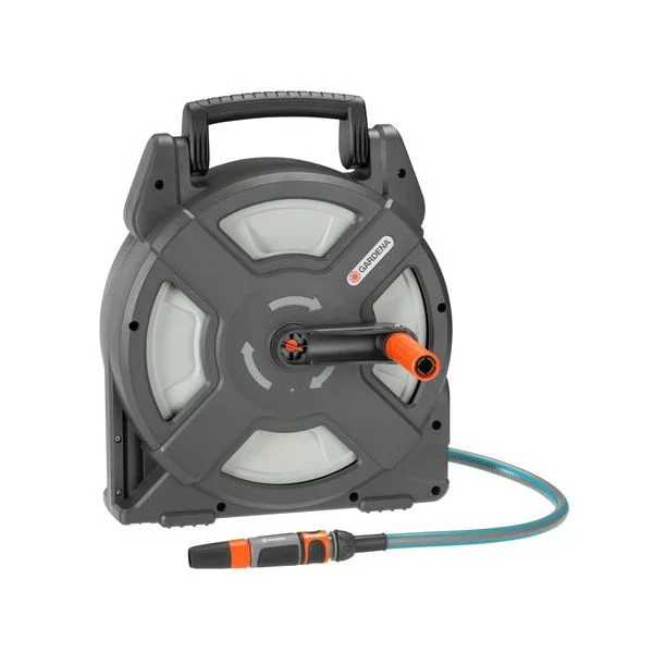 Gardena City Gardening Terrace, Enrolador Mangueira Hose Reel Cinza - 18400-20