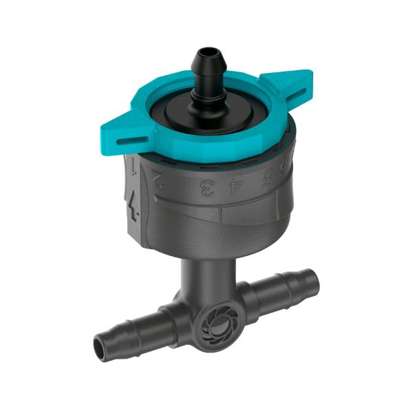 Gardena Sistema de Gotejamento Gotejador em Linha Ajustável 0-15 L/h 13314-20 Preto