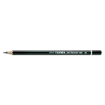 Lapis Grafite 3B Lyra Rembrandt Art Design x 12un