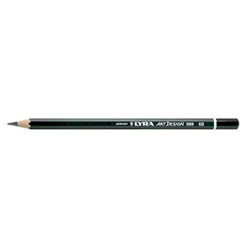 Lapis Grafite 6B Lyra Rembrandt Art Design x 12un
