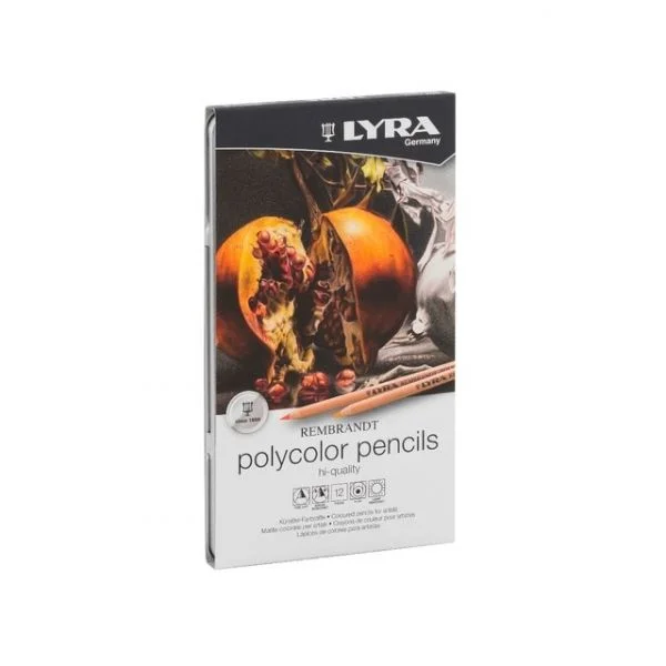 Lyra Lápis de Cor Rembrandt Polycolor 12 un.