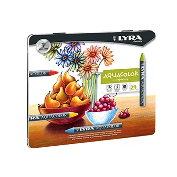 Lapis Cera Lyra Aquacolor Cx Metal 24un