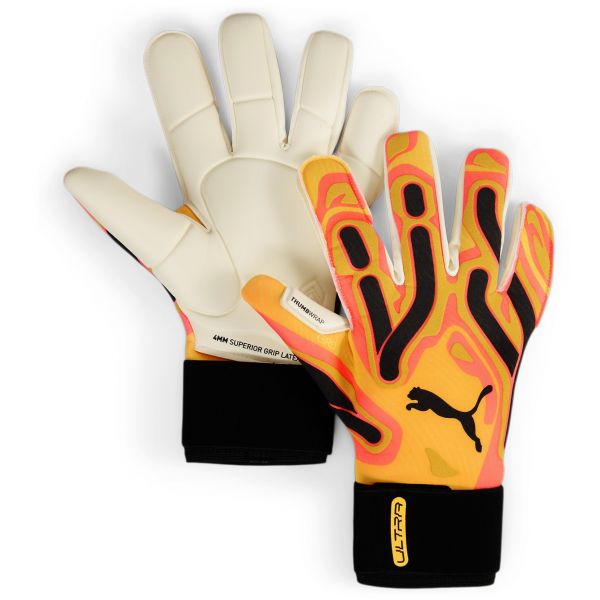 Puma Luvas de Guarda-Redes ULTRA Ultimate Hybrid 041858-09 Laranja 11