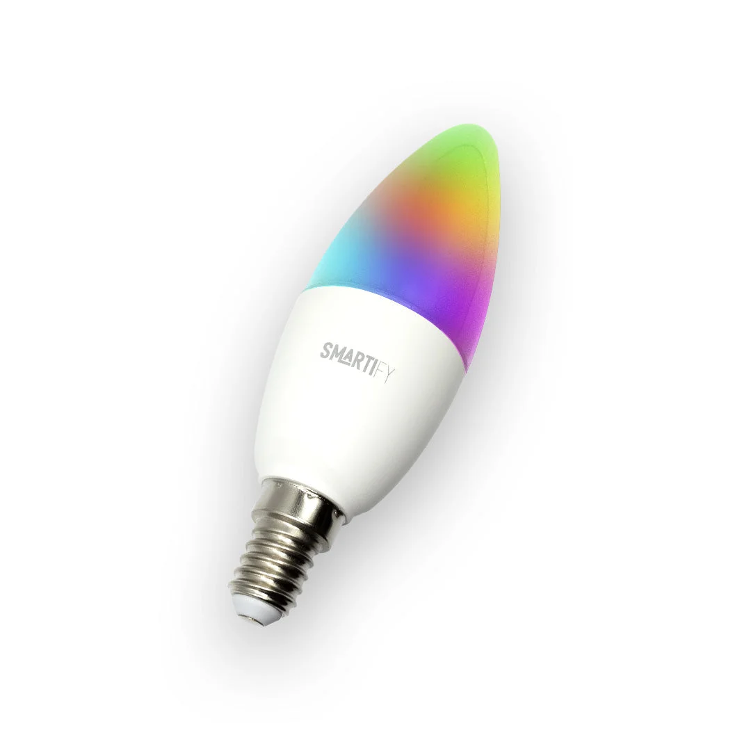 Lâmpada LED RGB - CCT (Cores + Branco) Inteligente E14 WiFi Smartify