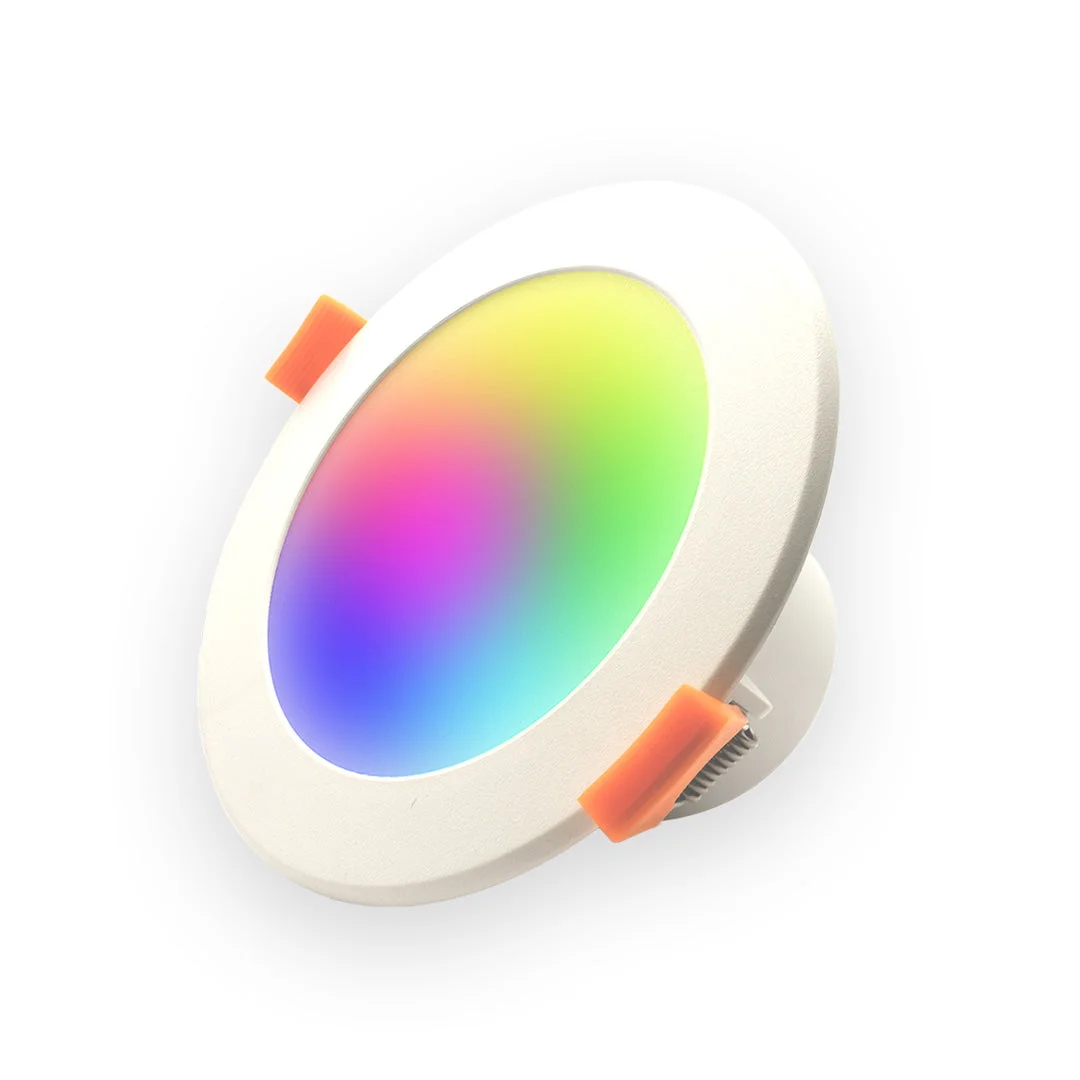 Downlight / Placa / Foco LED Ø115 mm WiFi Inteligente (Cores + Branco) Smartify
