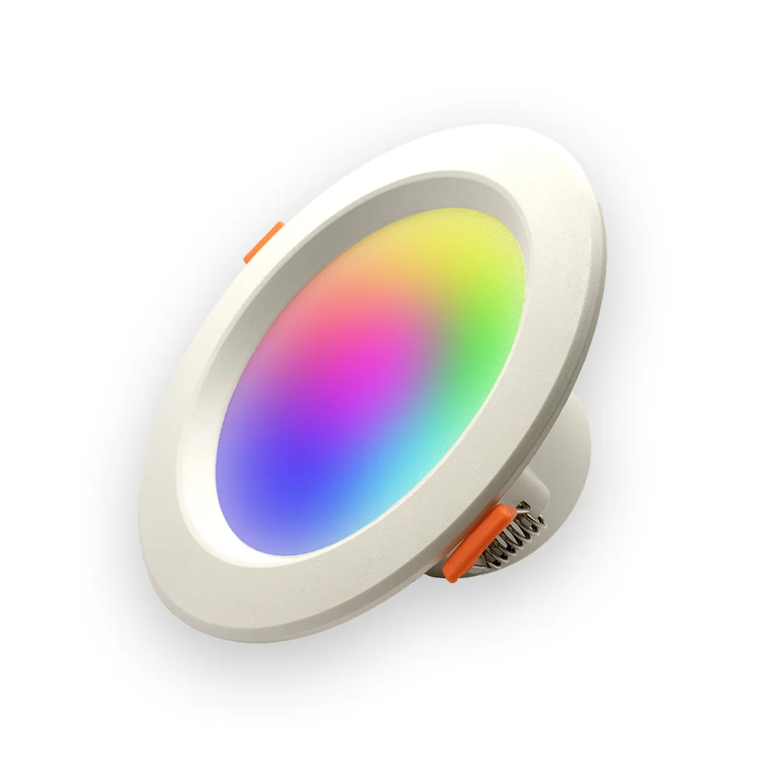 Smartify Downlight / Placa / Foco LED Ø145 mm WiFi Inteligente (Cores + Branco) SYILILPLRDDW40P