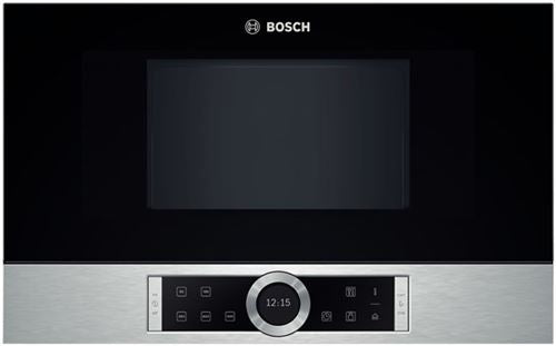 Micro-ondas Encastrar Bosch BFR634GS1 | 21 L | 900 W - Aço inoxidável