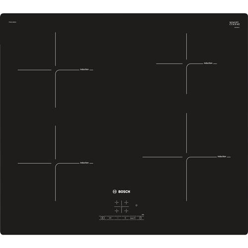 Placa de Indução Bosch PIE611BB1E | 59,2 cm | 4 Zonas | Preto