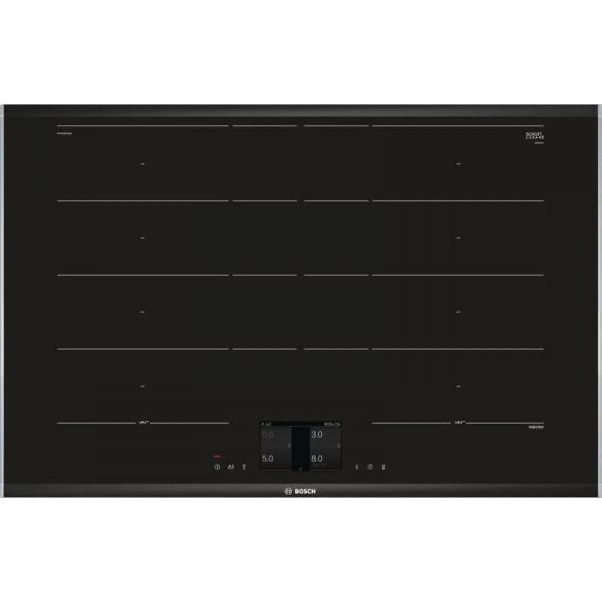 Placa de Indução Bosch PXY875KW1E | 4 zonas, Preto, 7400W