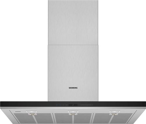 Exaustor de Parede Siemens iQ700 LC91BUV50 | 106,4x89,8x50 cm | 920 m³/h | 64 dB | A+ | Aço inoxidável