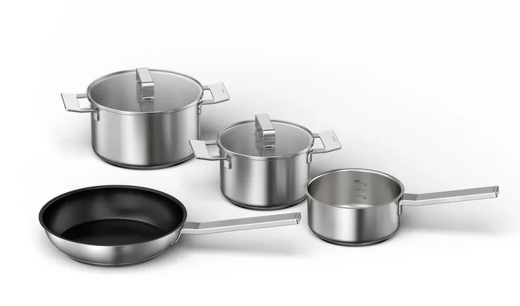 Siemens Conjunto 4 Panelas Aço Inoxidável