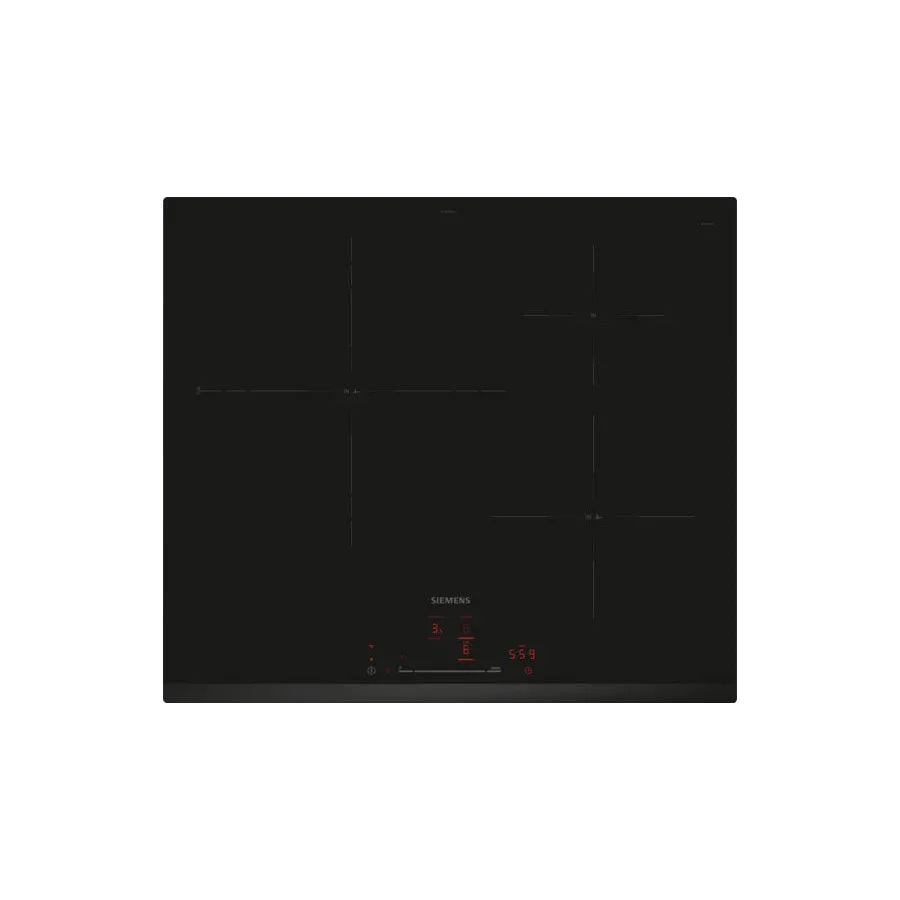 Placa de Indução Siemens iQ100 EH631HDC1E | 60cm, 3 Zonas, Preto