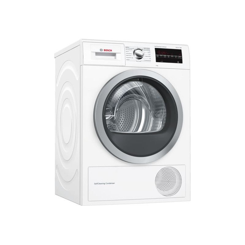 Máquina de Secar Bosch Serie 6 WTG87239EE | 9 Kg | Condensação | A++ | Branco