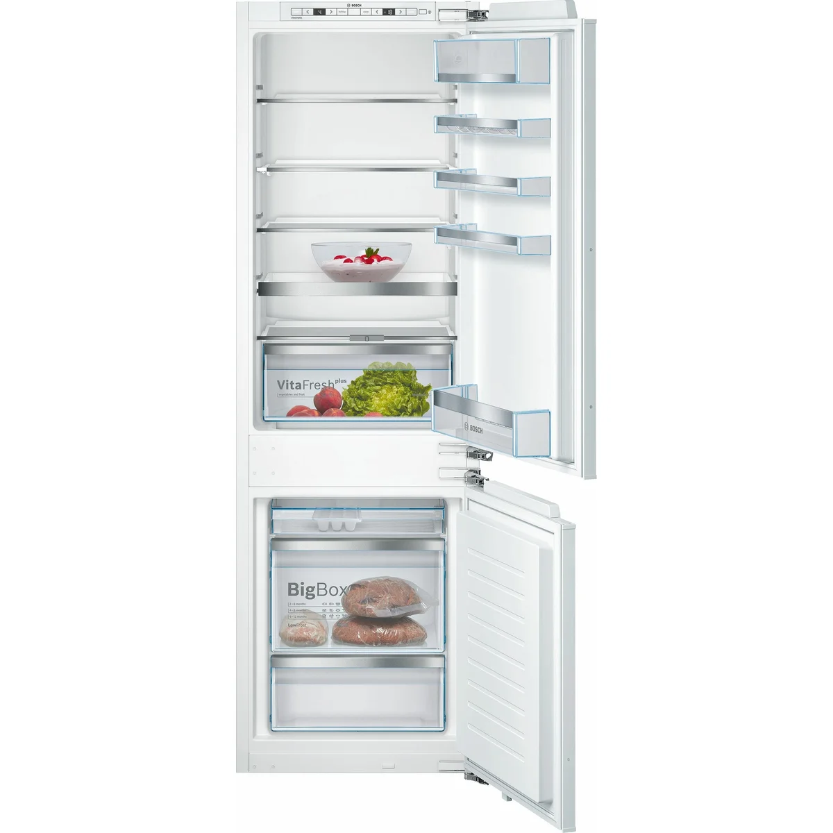 Frigorífico Combinado Encastre Bosch KIS86AFE0 | 266L, 36dB, E