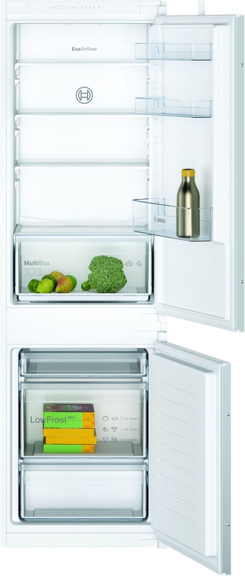 Frigorífico Combinado Encastrável Bosch KIV86NSF0 | 177,2x54,1x54,8 cm | 183 L | F | Branco