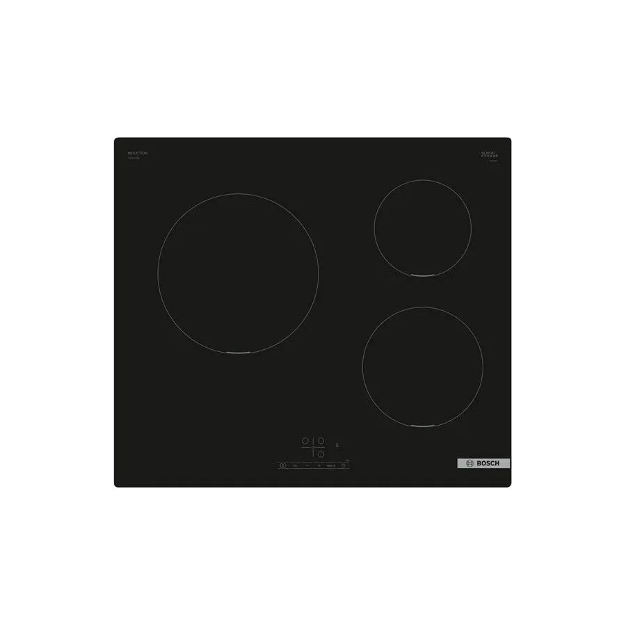 Placa de Indução Bosch PUC611BB5E | 60cm, Preto, 3 Zonas