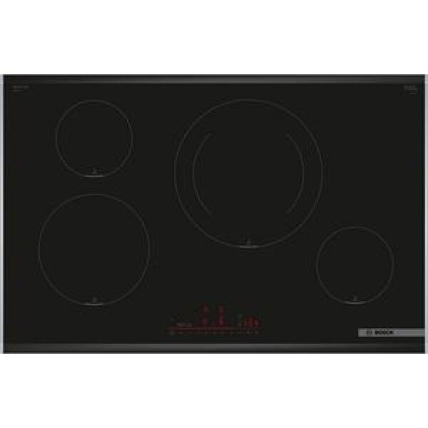 Placa Indução Bosch PIE875HC1E | 7.400W, 80cm, 4 Zonas