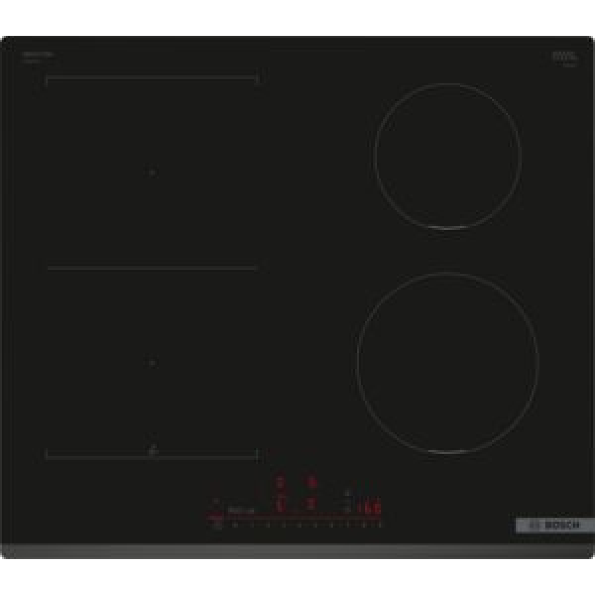 Placa de Indução Bosch PVS631HC1E | 4 Zonas, Preto, 59.2 cm