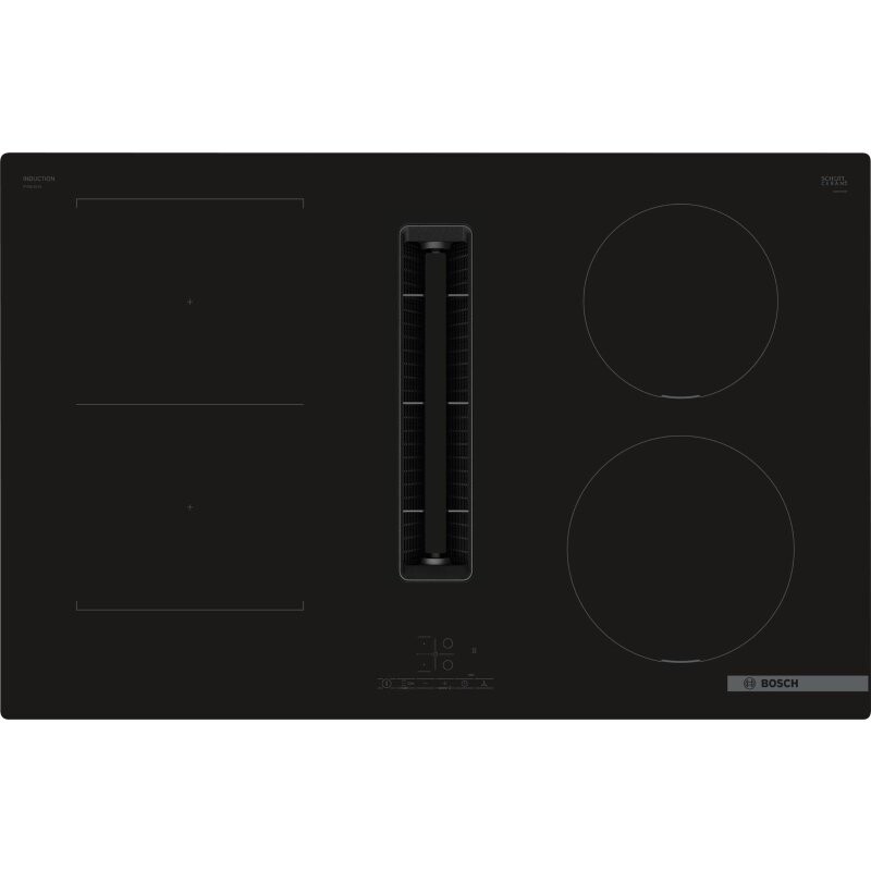 Placa de Indução Bosch PVS811B16E | 4 Zonas, 80cm, Preto