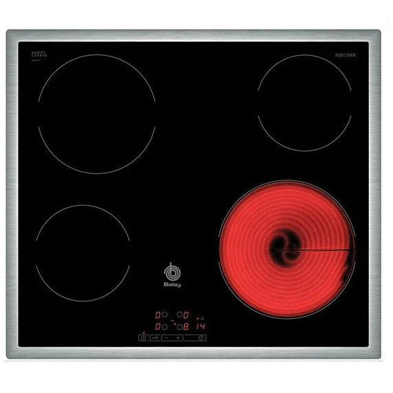 Placa Vitrocerâmica Balay 3EB720XR | 4 Zonas, 17 Níveis, Programável
