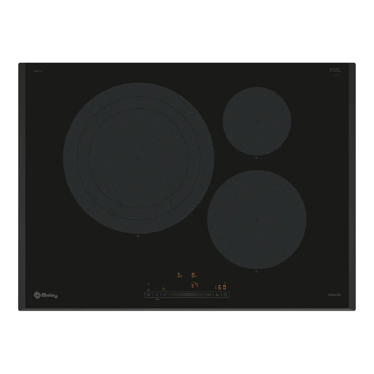 Placa de Indução Balay 3EB977LH | 71 cm | 3 Zonas