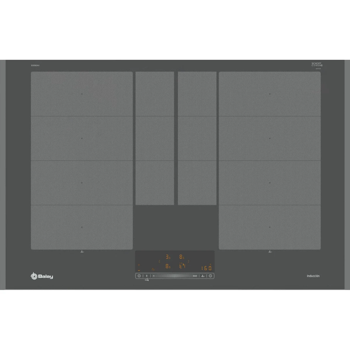 Placa Balay 3-EB-980-AH | FlexInduction, 80cm, Home Connect