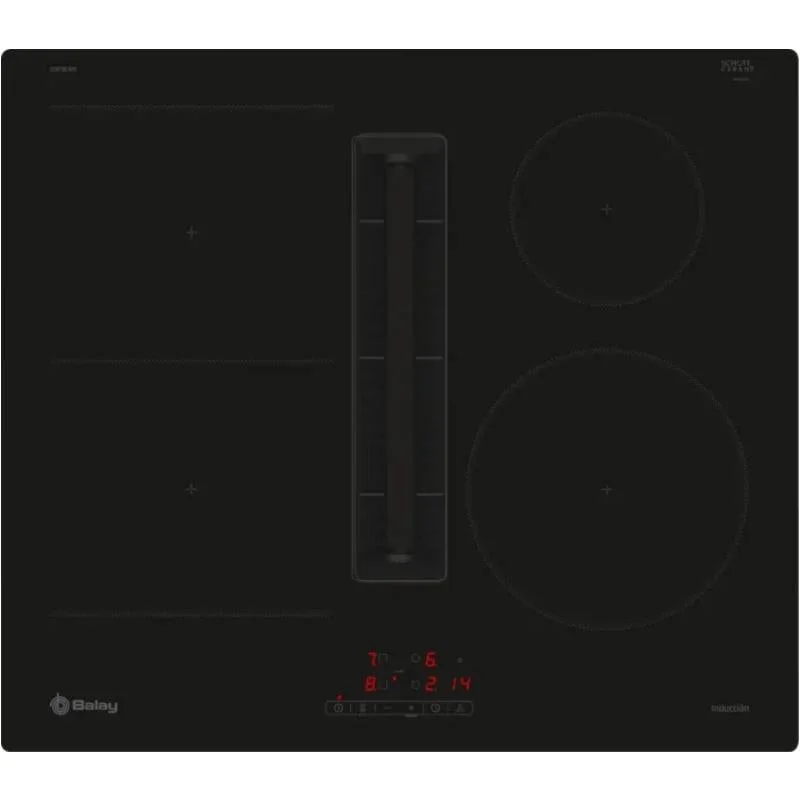Placa de Indução Balay 3-EBC-963-ER | 60cm, Ventilação, 622m³/h