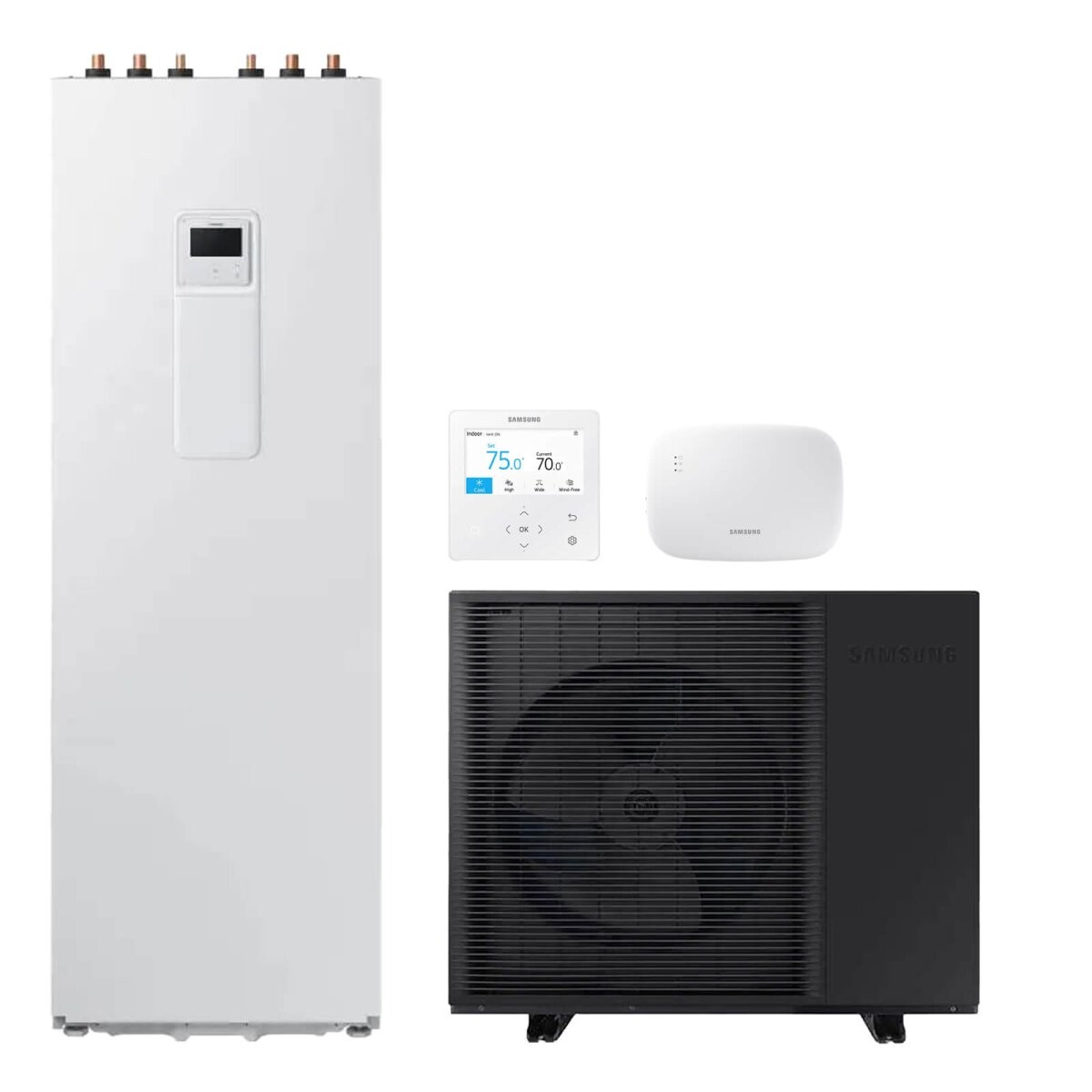 Bomba de Calor Samsung ClimateHub EHS MONO R290 16 kW com Módulo Hidráulico e Controlo Inteligente