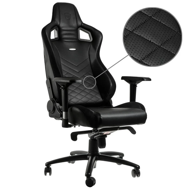 Cadeira noblechairs EPIC PU Leather Preto