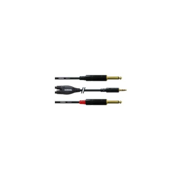 Cordial CFY 1,5 WPP Cabo 2 Jack Macho a Minijack Stereo Macho 1,5 m
