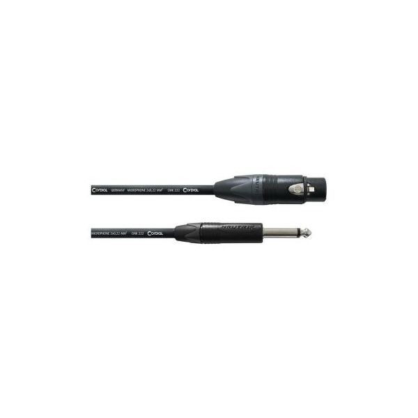 Cordial CPM 10 FP Cabo de XLR Hembra a Jack 10 m
