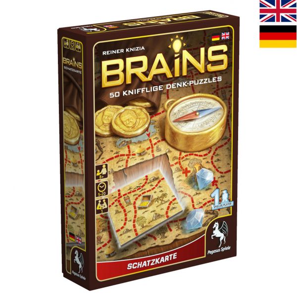 Pegasus Spiele Brains: Treasure Map - 97035