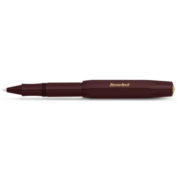 Kaweco Rollerball Classic Sport Bordeaux Ponta Dourada 0.7mm Tinta Preta 1 Un.