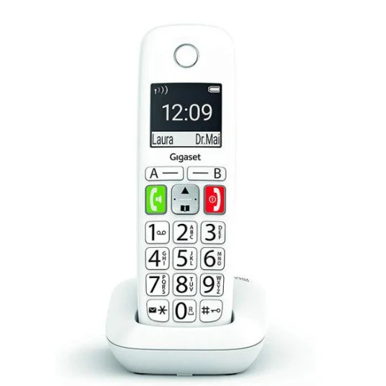 Telefone Fixo S/Fio Gigaset E290 Branco