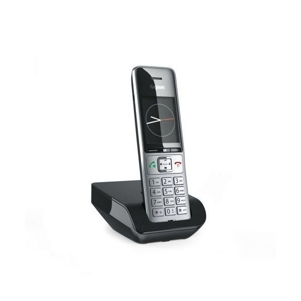 Gigaset Telefone sem-fios COMFORT 500 silver-black - S30852-H3003-B101