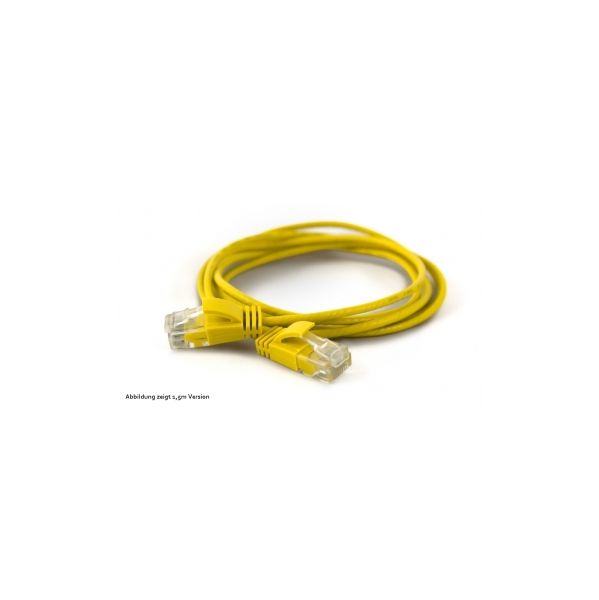 Wantec Patchcord Utp Cat6a D=2,8mm 0,10m Amarelo