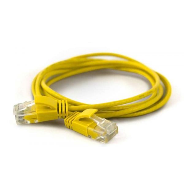Wantec 7284 Cabo de Rede Amarelo 0,5 M Cat6a U/Utp (Utp)