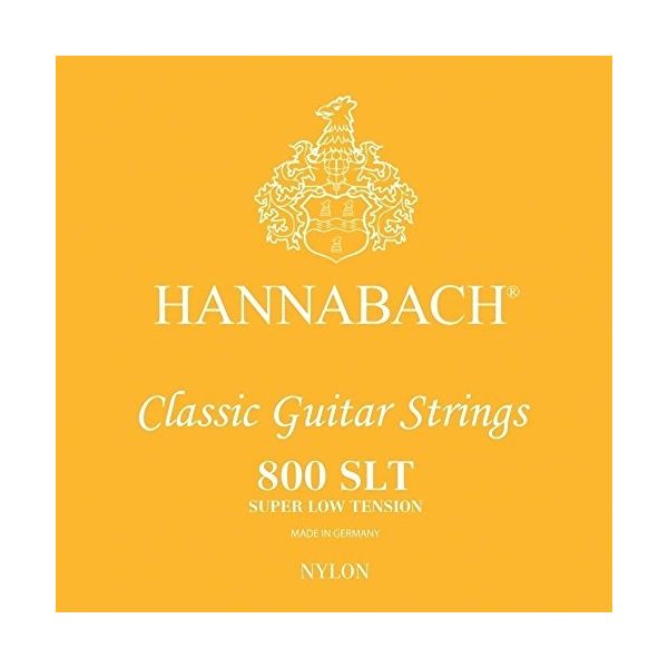 Hannabach Strings for Classic Guitar Serie 800 Super Low Tension Silver Plated 652357