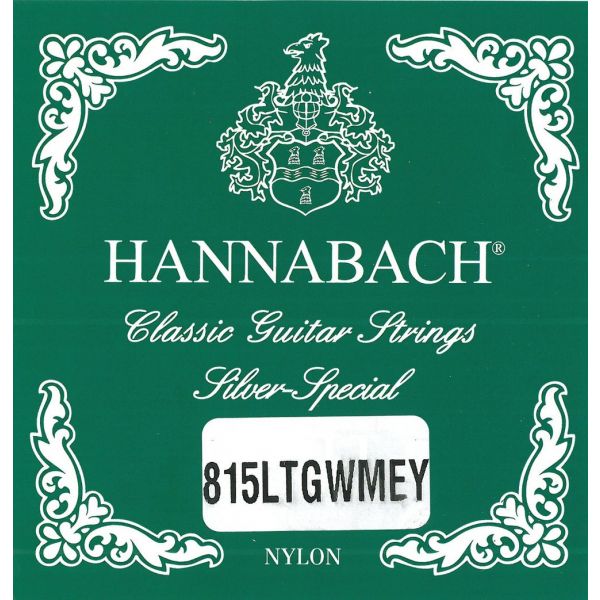 Hannabach Strings for Classic Guitar Serie 815 Low Tension Silver Special 652517501