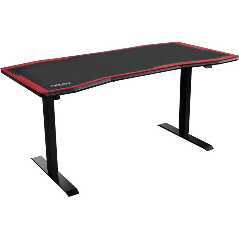 Secretária Gaming Nitro Concepts D16E Carbon Red - Elétrica