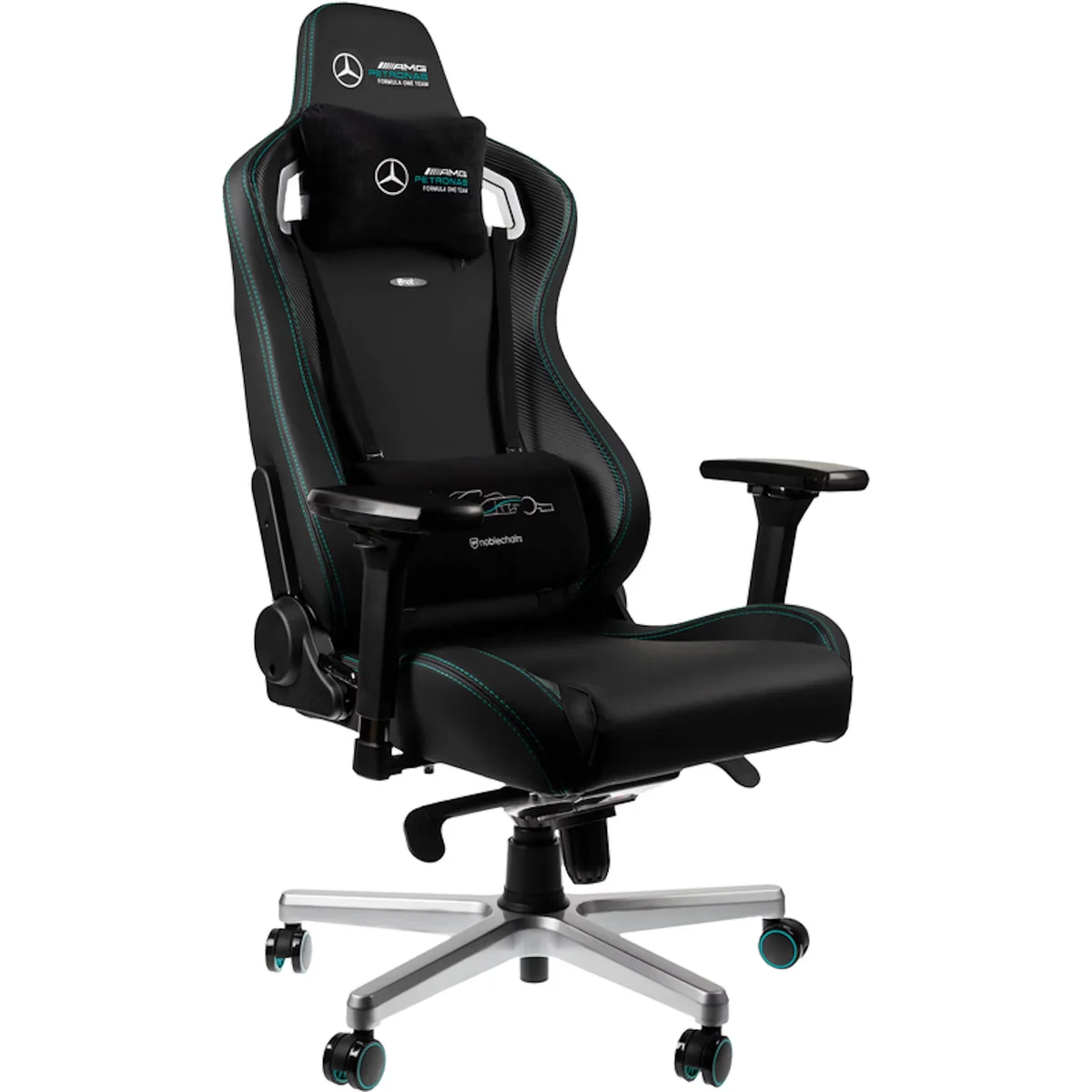 Cadeira noblechairs EPIC PU Leather Mercedes-AMG Petronas