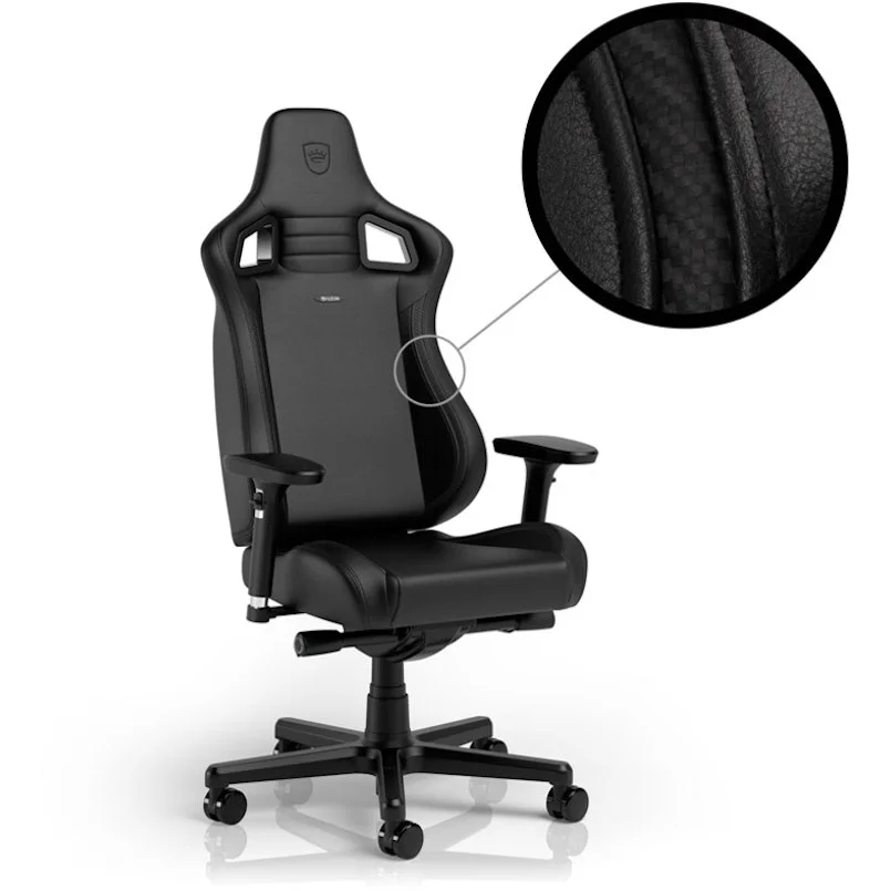 Cadeira noblechairs EPIC Compact - Preto /Carbono