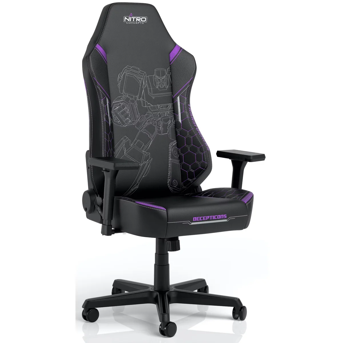 Cadeira Nitro Concepts X1000 Gaming Transformers Decepticons