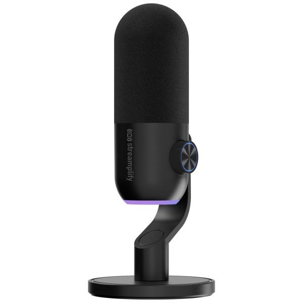 Streamplify Microfone MIC Mini USB Condensador RGB