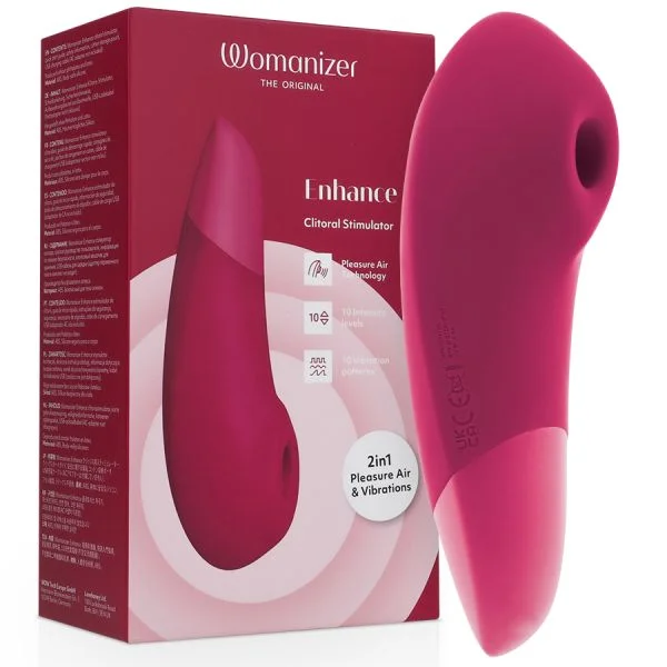Womanizer Enhance Estimulador Clitoriano Rosa Vibrante