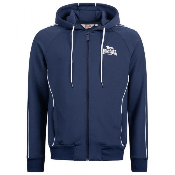 Lonsdale Achavanich Full Zip Sweatshirt Azul 3XL Homem